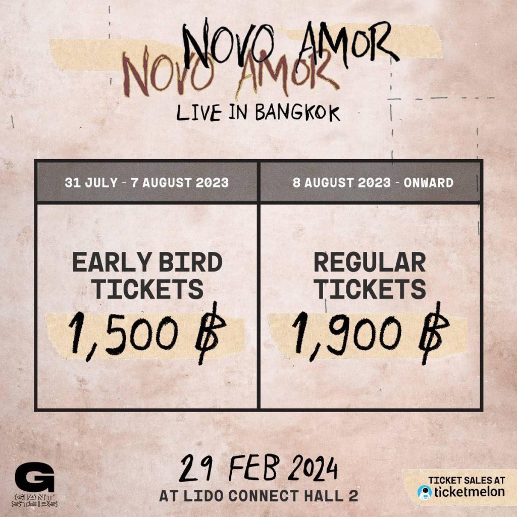 Novo Amor Live in Bangkok 2024